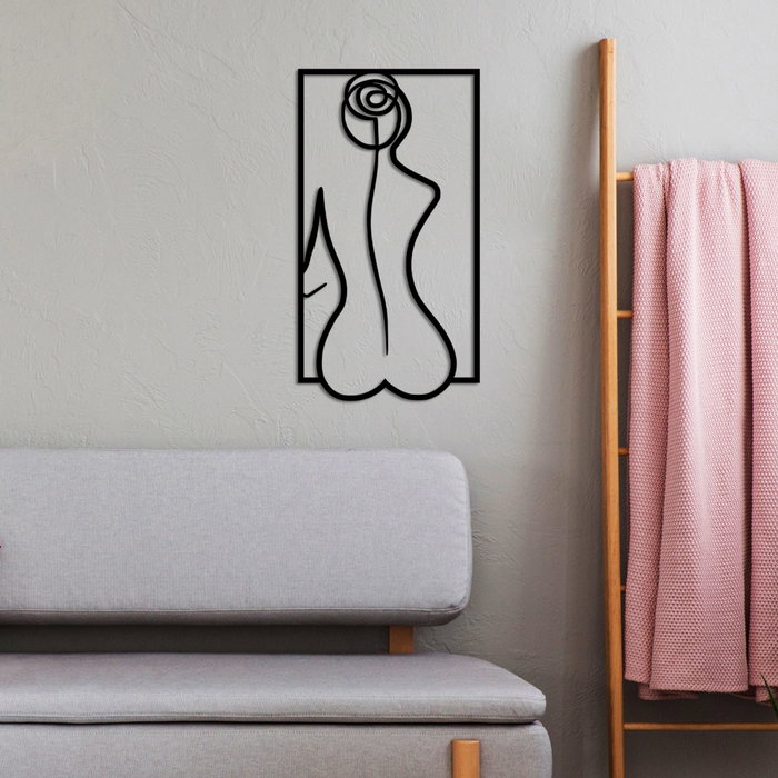 Wallity Rose Silhouette - M Negro